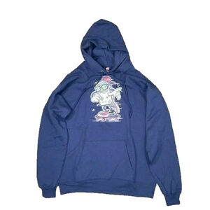 Nostalgic Gameboy Graphic Men's Hoodie Size M on Hanes Ecosmart